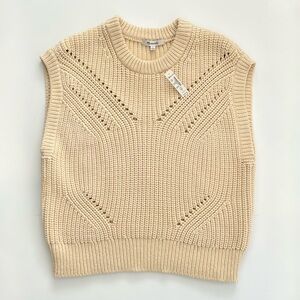 Madewell Mariella Pointelle Sweater Tee - Small